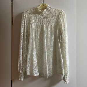White Lace Blouse